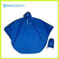 Poncho de chuva de motocicleta de PVC de poliéster azul